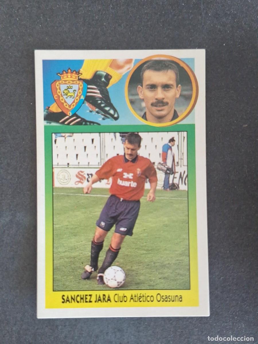 Cromos de f&uacute;tbol: L3 SANCHEZ JARA C. A. OSASUNA LIGA ESTE 1993 1994 93 94 CARTON NUNCA PEGADO SIN PEGAR