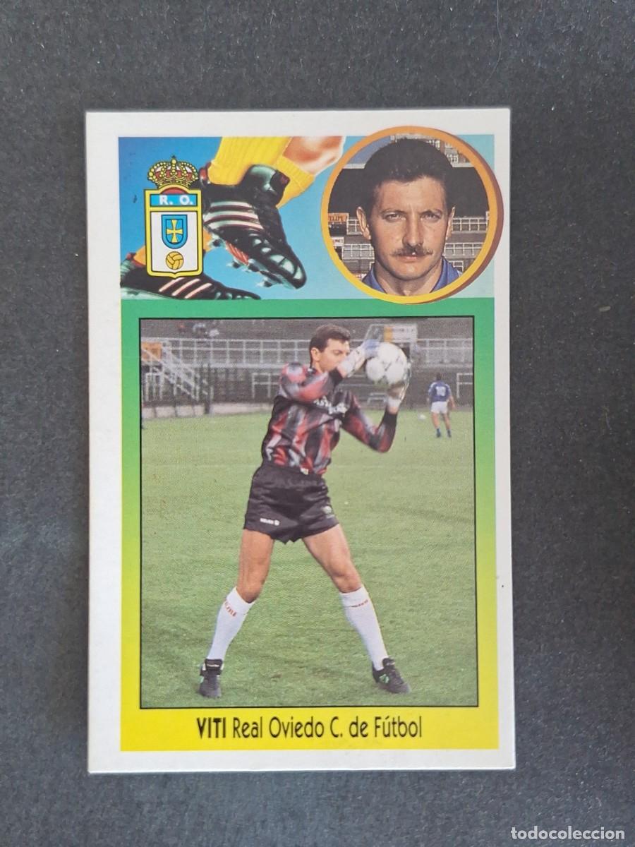 Cromos de f&uacute;tbol: L3 VITI REAL OVIEDO LIGA ESTE 1993 1994 93 94 CARTON NUNCA PEGADO SIN PEGAR