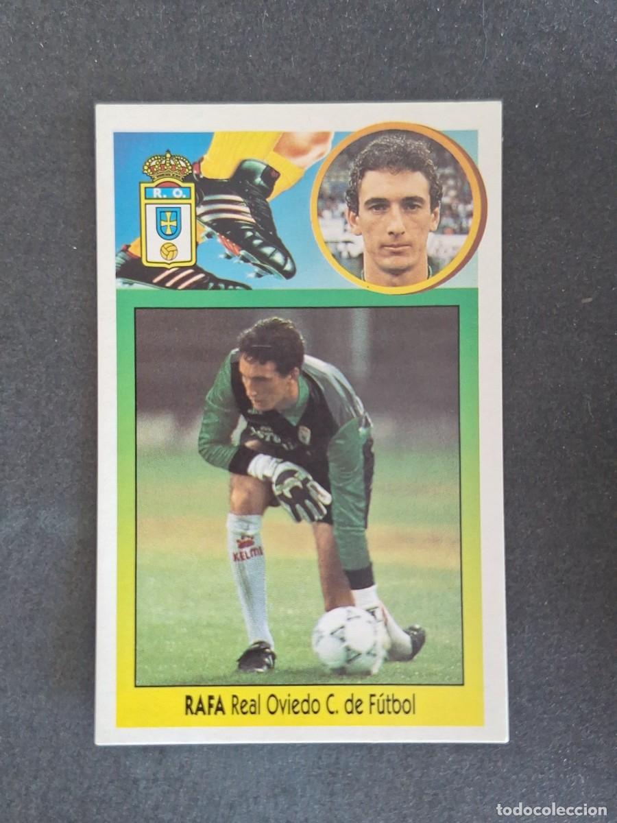 Cromos de f&uacute;tbol: L3 RAFA REAL OVIEDO LIGA ESTE 1993 1994 93 94 CARTON NUNCA PEGADO SIN PEGAR
