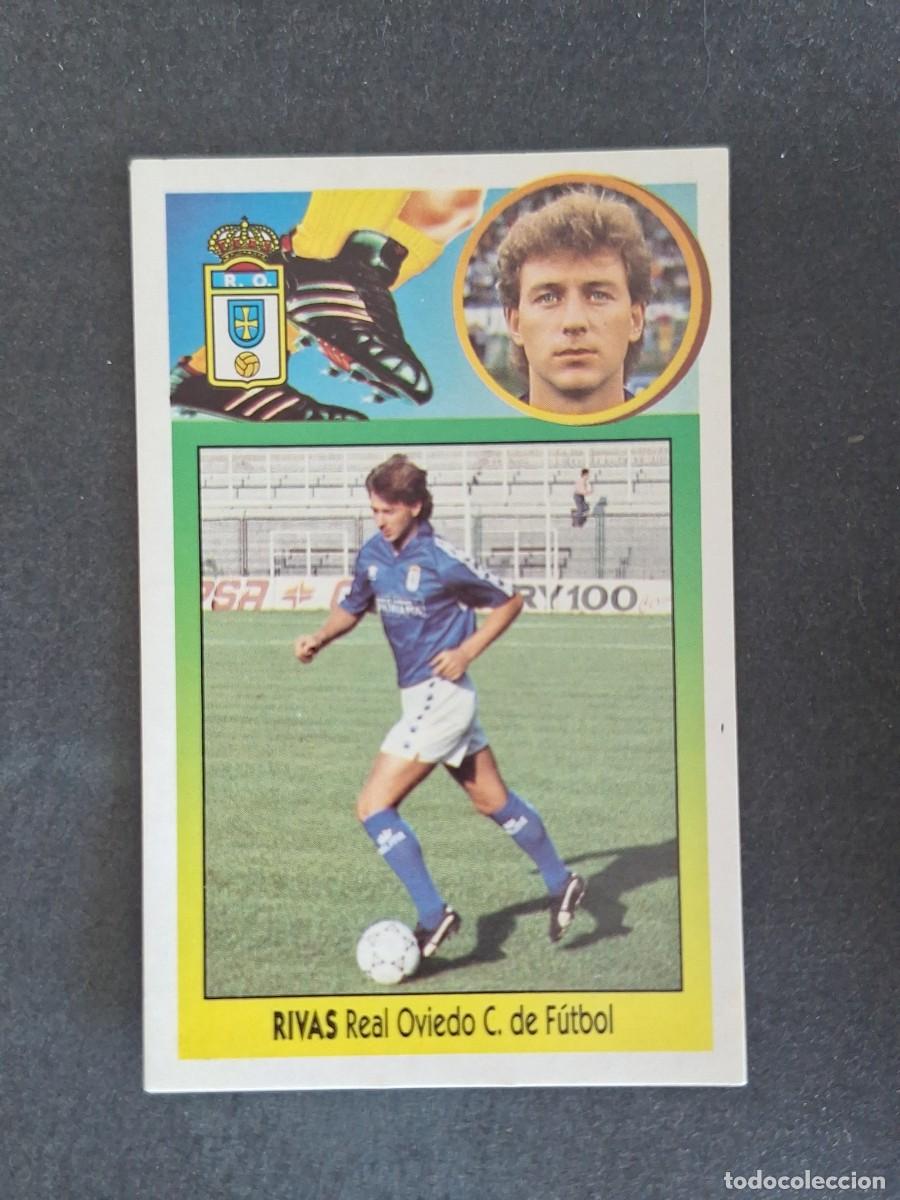 Cromos de f&uacute;tbol: L3 RIVAS REAL OVIEDO LIGA ESTE 1993 1994 93 94 CARTON NUNCA PEGADO SIN PEGAR