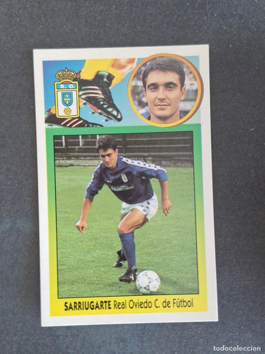 Cromos de f&uacute;tbol: L3 SARRIUGARTE REAL OVIEDO LIGA ESTE 1993 1994 93 94 CARTON NUNCA PEGADO SIN PEGAR