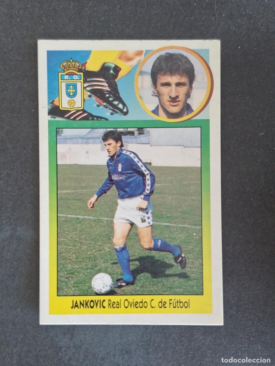 Cromos de f&uacute;tbol: L3 JANKOVIC REAL OVIEDO LIGA ESTE 1993 1994 93 94 CARTON NUNCA PEGADO SIN PEGAR