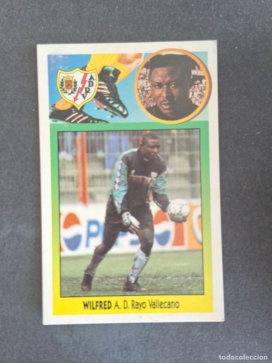 Cromos de f&uacute;tbol: L3 WILFRED RAYO VALLECANO LIGA ESTE 1993 1994 93 94 CARTON NUNCA PEGADO SIN PEGAR