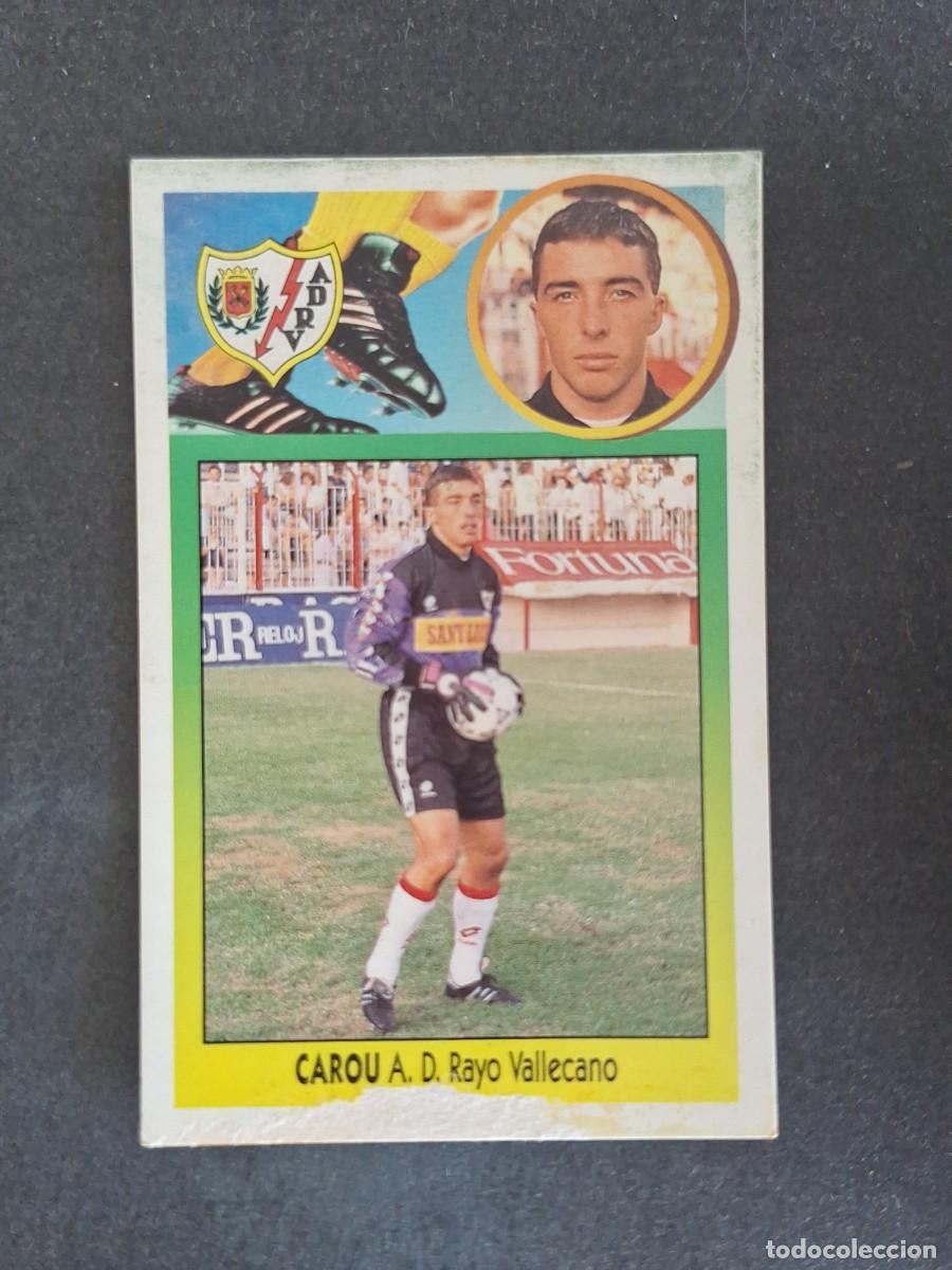 Cromos de f&uacute;tbol: L3 CAROU RAYO VALLECANO LIGA ESTE 1993 1994 93 94 CARTON NUNCA PEGADO SIN PEGAR