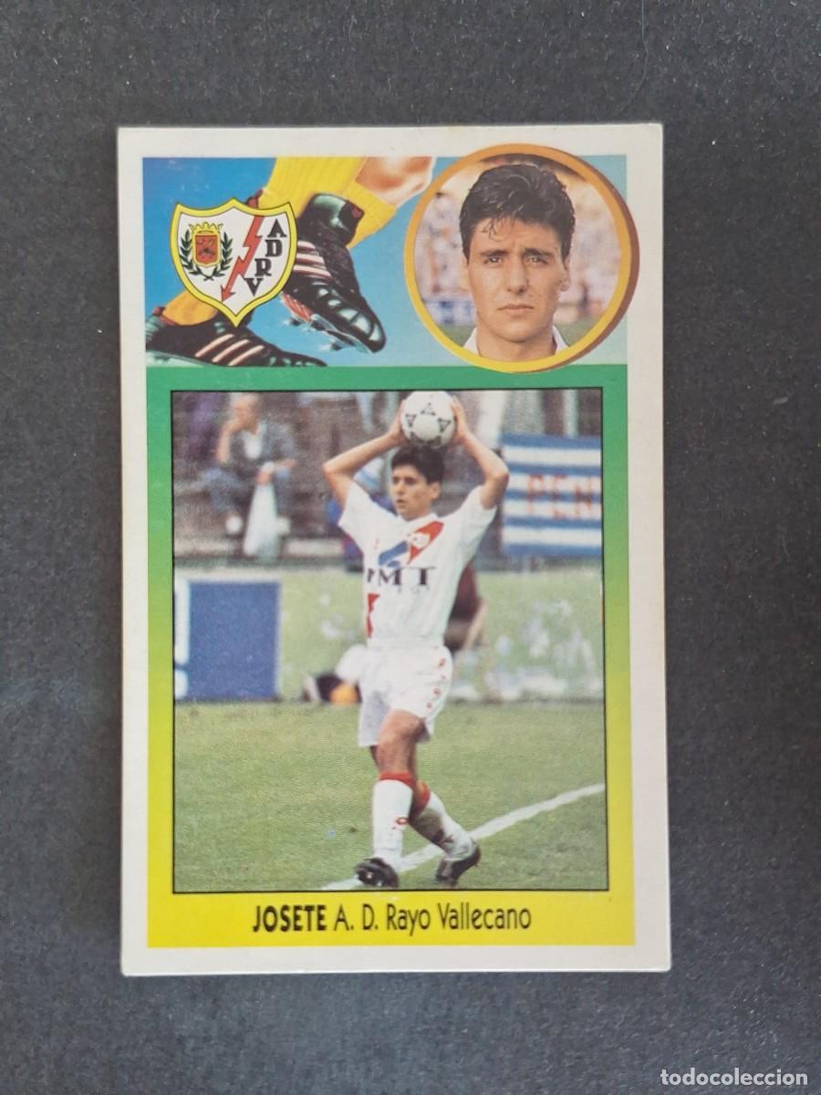 Cromos de f&uacute;tbol: L3 JOSETE RAYO VALLECANO LIGA ESTE 1993 1994 93 94 CARTON NUNCA PEGADO SIN PEGAR