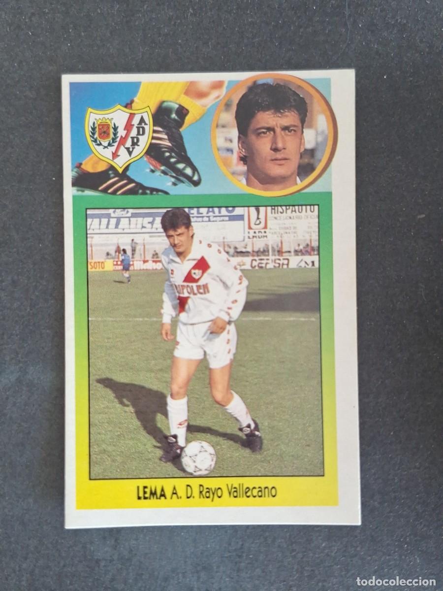 Cromos de f&uacute;tbol: L3 LEMA RAYO VALLECANO LIGA ESTE 1993 1994 93 94 CARTON NUNCA PEGADO SIN PEGAR