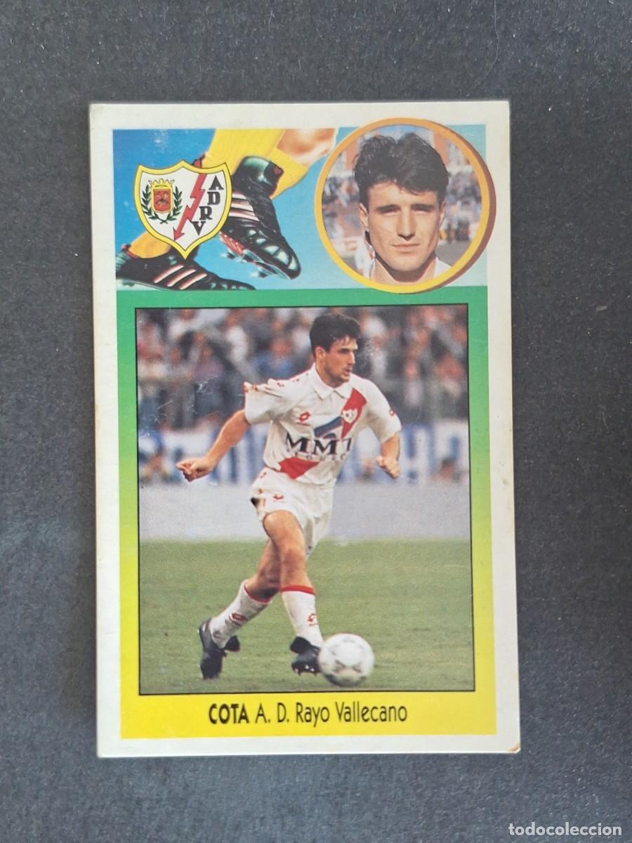 Cromos de f&uacute;tbol: L3 COTA RAYO VALLECANO LIGA ESTE 1993 1994 93 94 CARTON NUNCA PEGADO SIN PEGAR