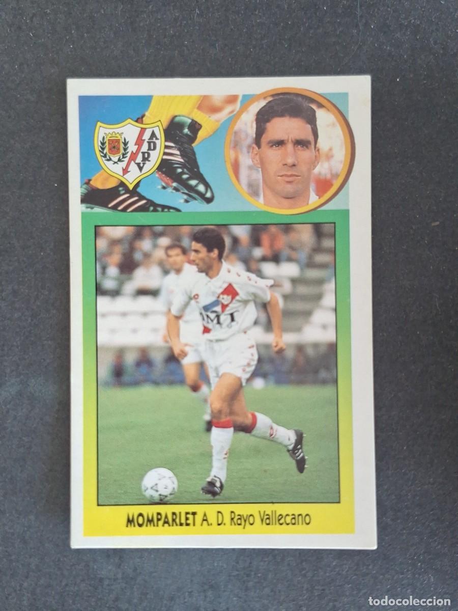 Cromos de f&uacute;tbol: L3 MOMPARLET RAYO VALLECANO LIGA ESTE 1993 1994 93 94 CARTON NUNCA PEGADO SIN PEGAR