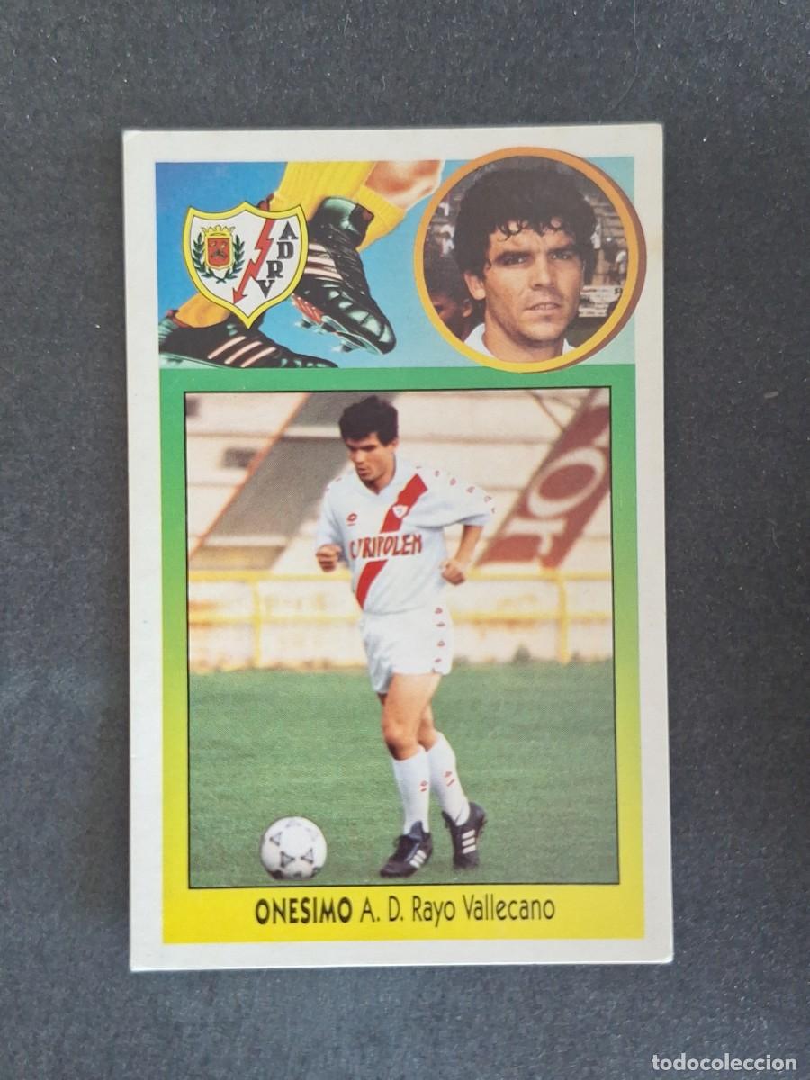Cromos de f&uacute;tbol: L3 ONESIMO RAYO VALLECANO LIGA ESTE 1993 1994 93 94 CARTON NUNCA PEGADO SIN PEGAR