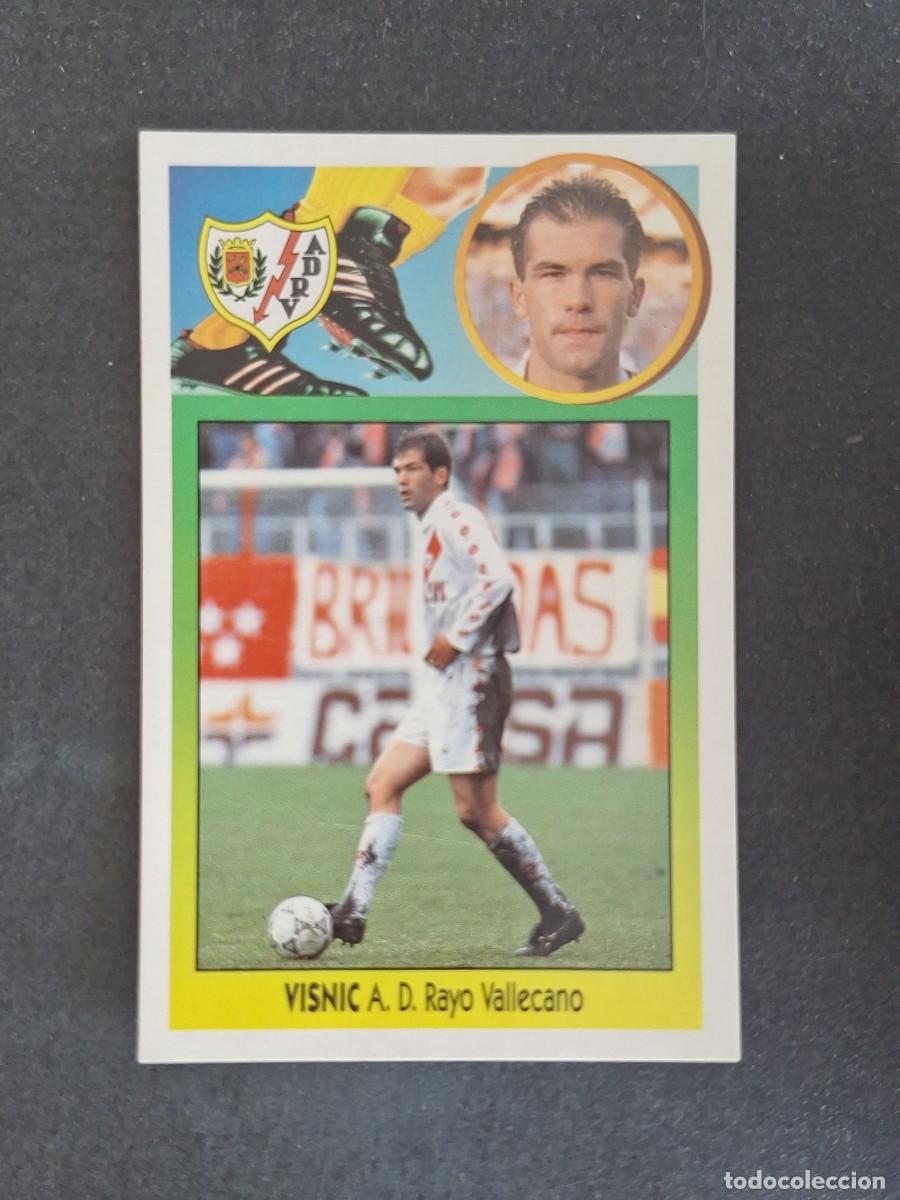 Cromos de f&uacute;tbol: L3 VISNIC RAYO VALLECANO LIGA ESTE 1993 1994 93 94 CARTON NUNCA PEGADO SIN PEGAR