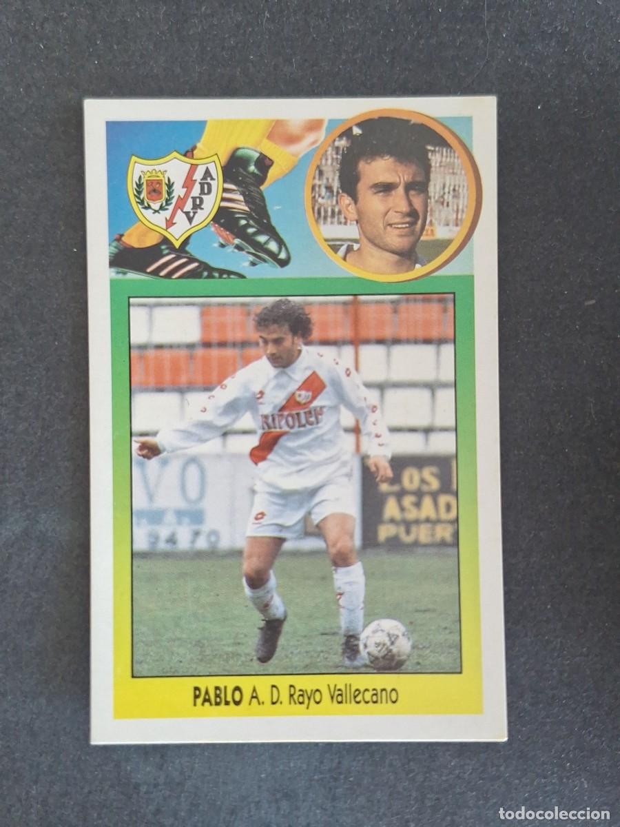 Cromos de f&uacute;tbol: L3 PABLO RAYO VALLECANO LIGA ESTE 1993 1994 93 94 CARTON NUNCA PEGADO SIN PEGAR