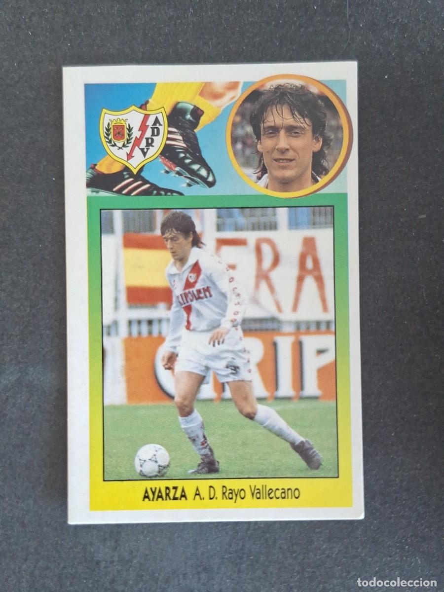 Cromos de f&uacute;tbol: L3 AYARZA RAYO VALLECANO LIGA ESTE 1993 1994 93 94 CARTON NUNCA PEGADO SIN PEGAR