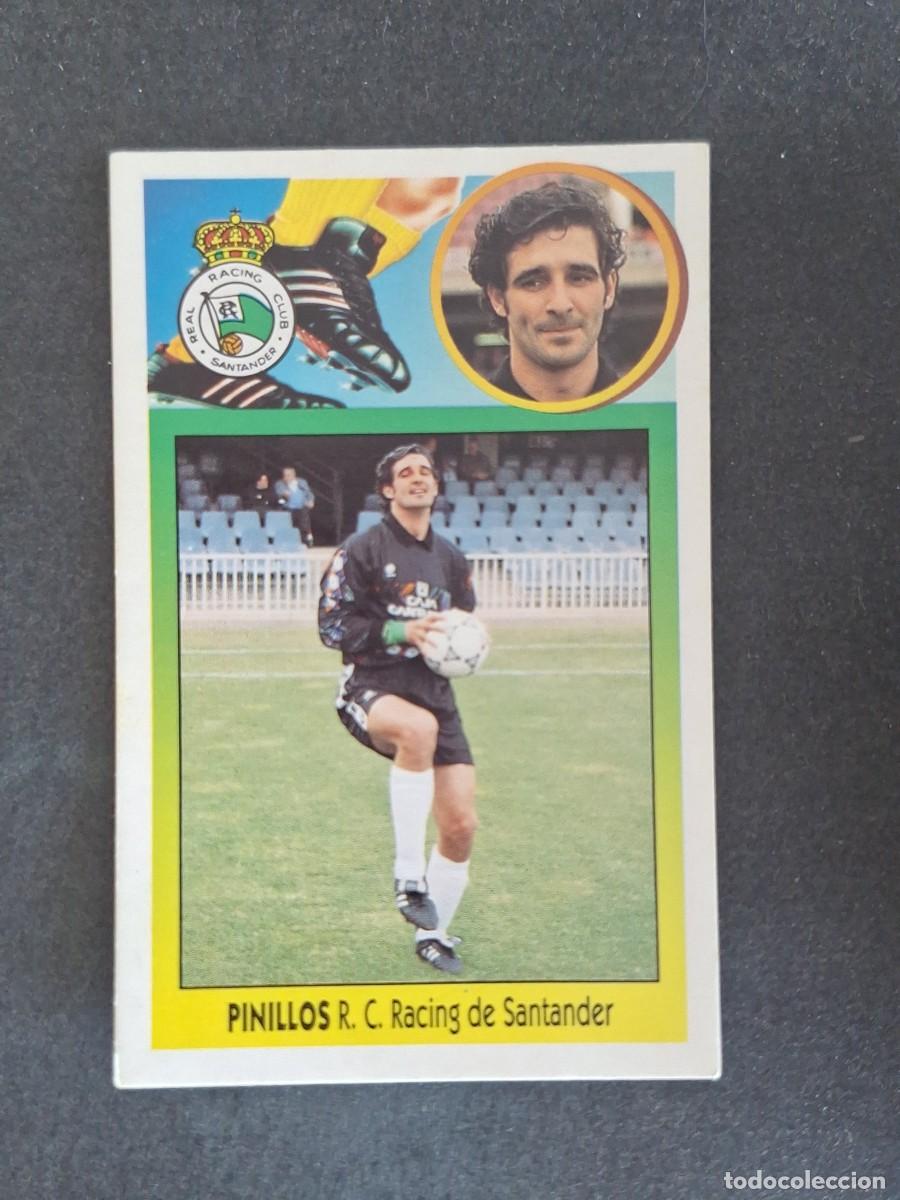 Cromos de f&uacute;tbol: L3 PINILLOS RACING DE SANTANDER LIGA ESTE 1993 1994 93 94 CARTON NUNCA PEGADO SIN PEGAR