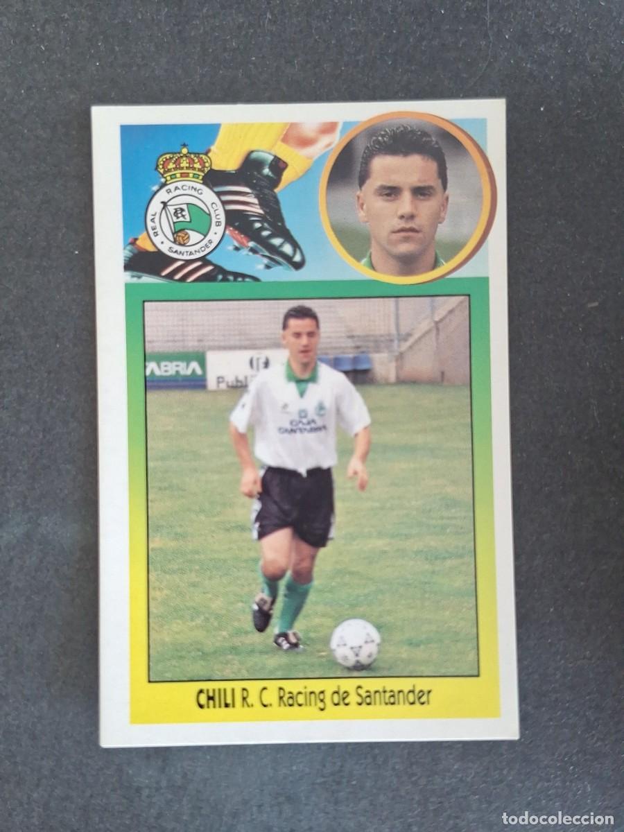 Cromos de f&uacute;tbol: L3 CHILI RACING DE SANTANDER LIGA ESTE 1993 1994 93 94 CARTON NUNCA PEGADO SIN PEGAR