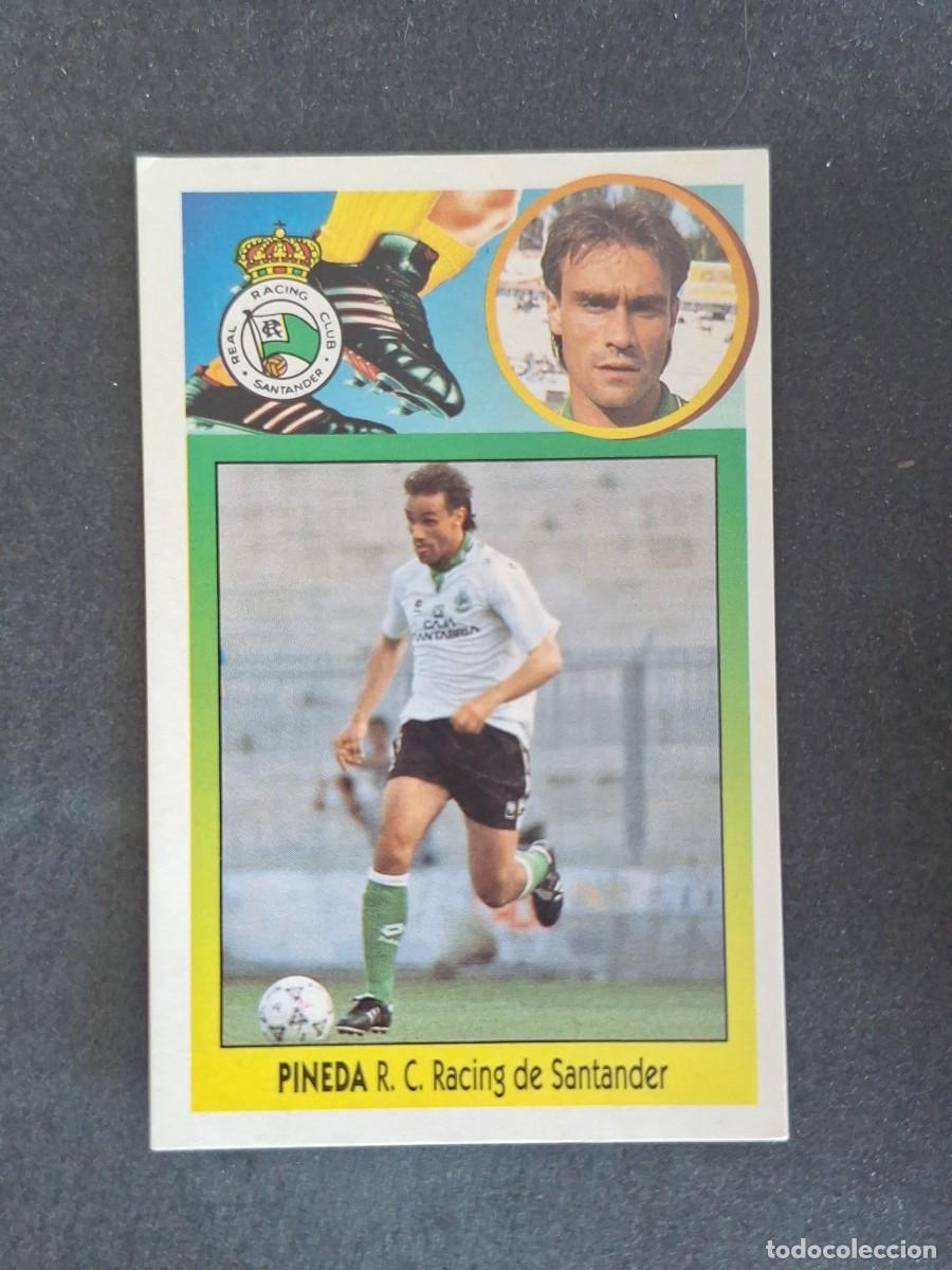 Cromos de f&uacute;tbol: L3 PINEDA RACING DE SANTANDER LIGA ESTE 1993 1994 93 94 CARTON NUNCA PEGADO SIN PEGAR