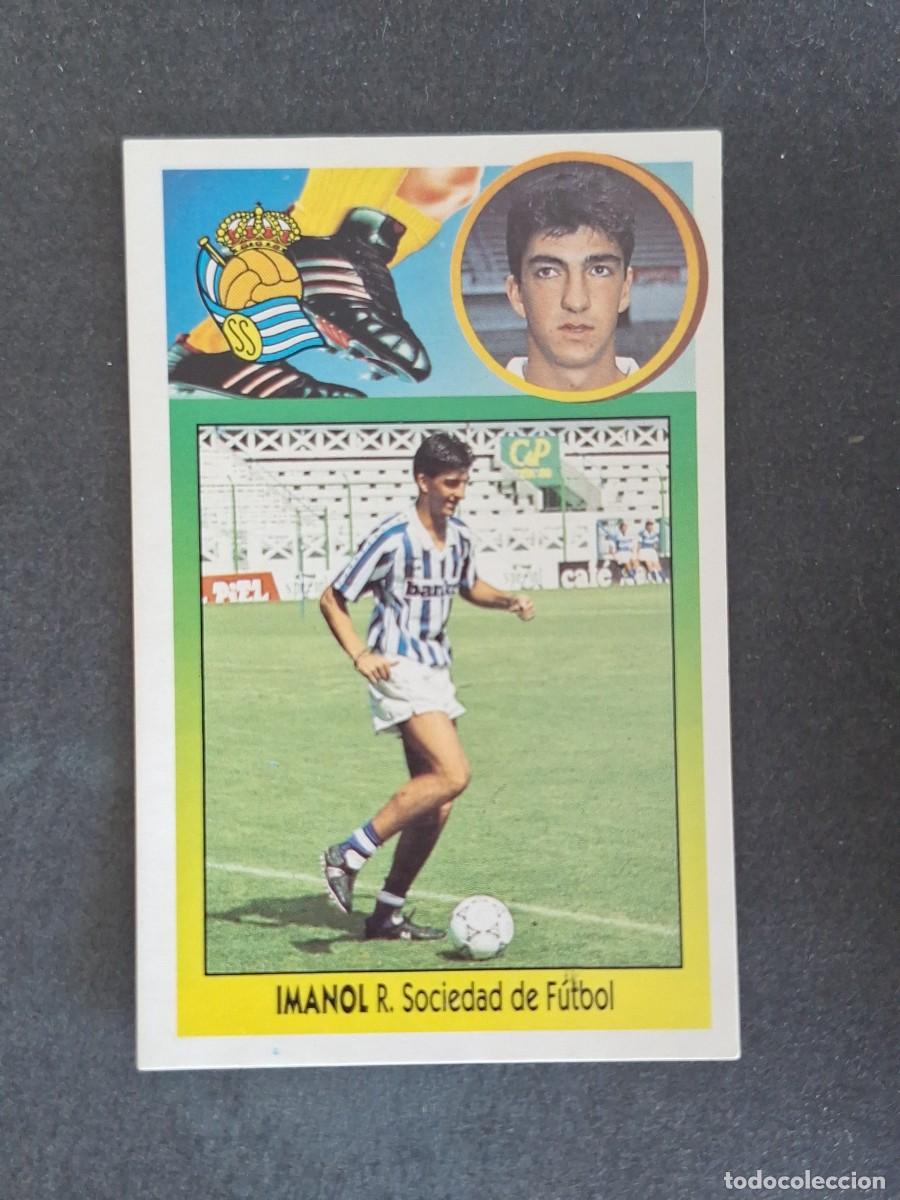 Fu&szlig;ball-Sticker: L3 IMANOL REAL SOCIEDAD LIGA ESTE 1993 1994 93 94 CARTON NUNCA PEGADO SIN PEGAR