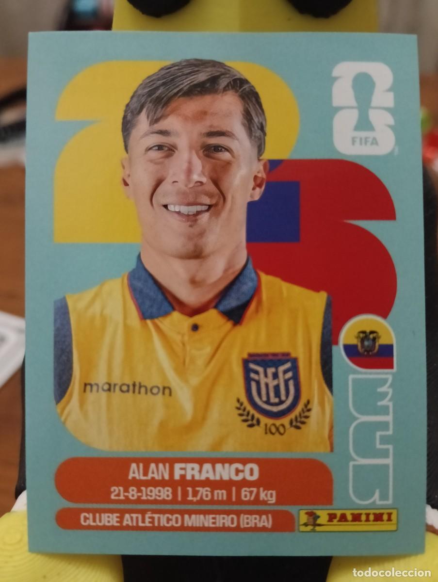 Cromos de f&uacute;tbol: Mundial 2026 - Alan Franco - N&deg; 10 - Ecuador