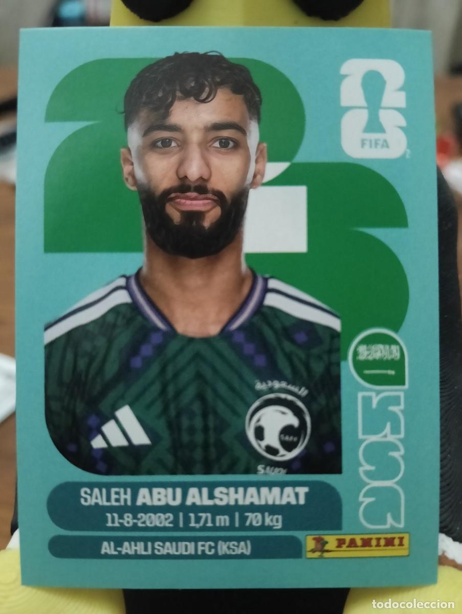 Cromos de f&uacute;tbol: Mundial 2026 - Saleh Abu Alshamat - N&deg; 14 - Saudi Arabia