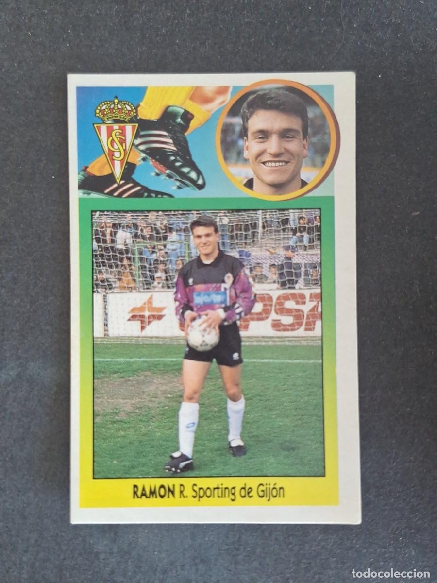Cromos de f&uacute;tbol: L3 RAMON SPORTING DE GIJON LIGA ESTE 1993 1994 93 94 CARTON NUNCA PEGADO SIN PEGAR