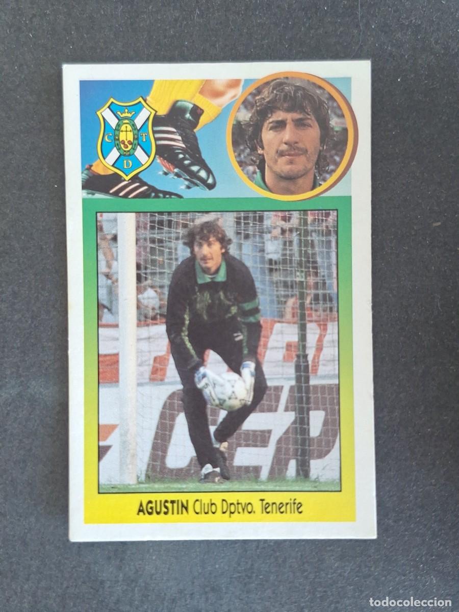Cromos de f&uacute;tbol: L3 AGUSTIN C. D. TENERIFE LIGA ESTE 1993 1994 93 94 CARTON NUNCA PEGADO SIN PEGAR