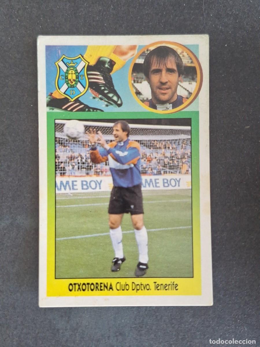 Cromos de f&uacute;tbol: L3 OTXOTORENA C. D. TENERIFE LIGA ESTE 1993 1994 93 94 CARTON NUNCA PEGADO SIN PEGAR