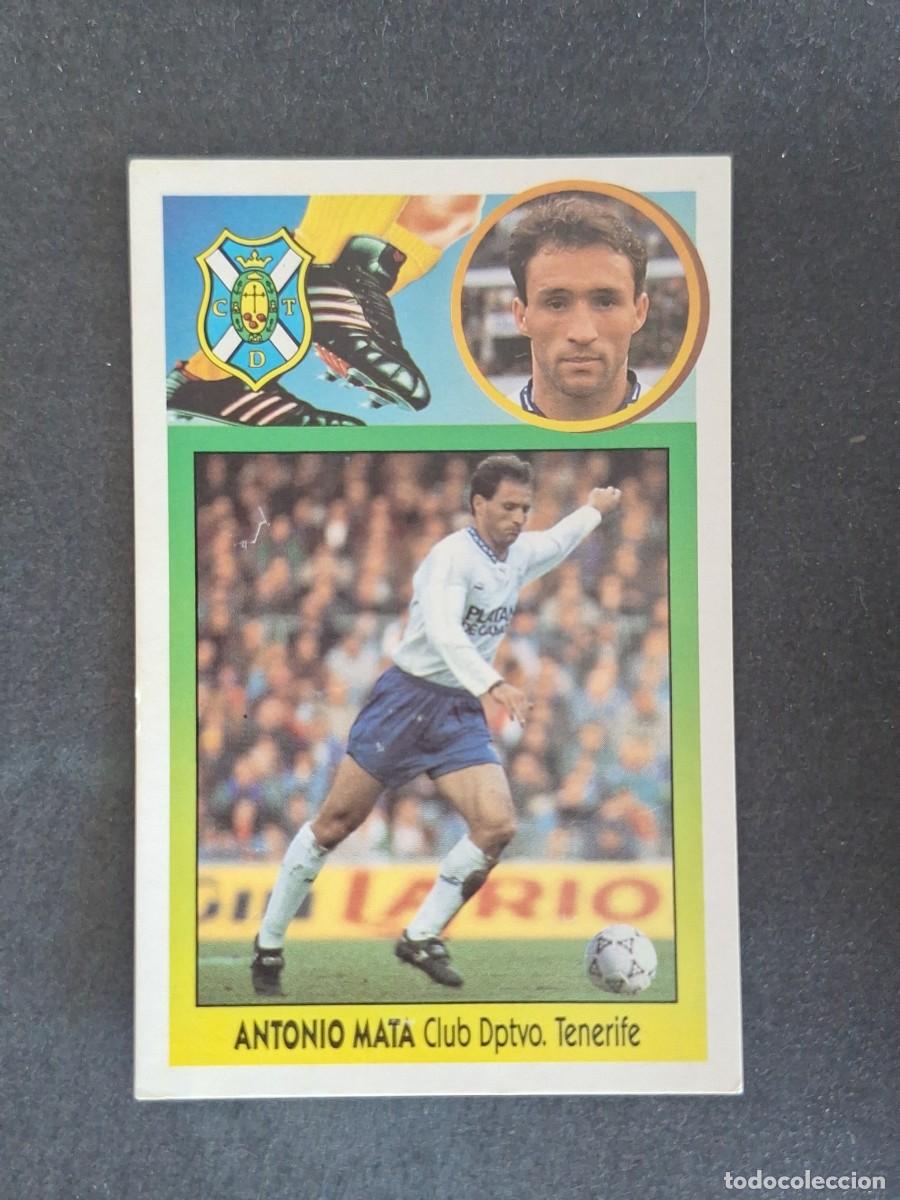 Cromos de f&uacute;tbol: L3 ANTONIO MATA C. D. TENERIFE LIGA ESTE 1993 1994 93 94 CARTON NUNCA PEGADO SIN PEGAR