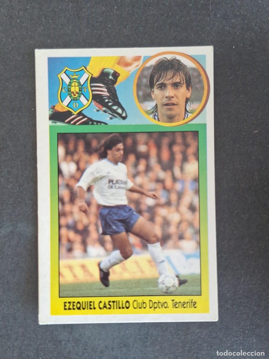 Cromos de f&uacute;tbol: L3 EZEQUIEL CASTILLO C. D. TENERIFE LIGA ESTE 1993 1994 93 94 CARTON NUNCA PEGADO SIN PEGAR