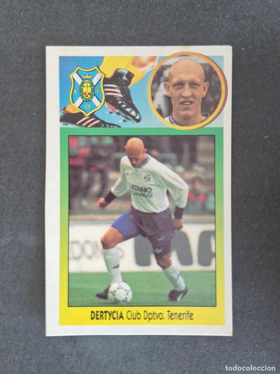 Cromos de f&uacute;tbol: L3 DERTYCIA C. D. TENERIFE LIGA ESTE 1993 1994 93 94 CARTON NUNCA PEGADO SIN PEGAR