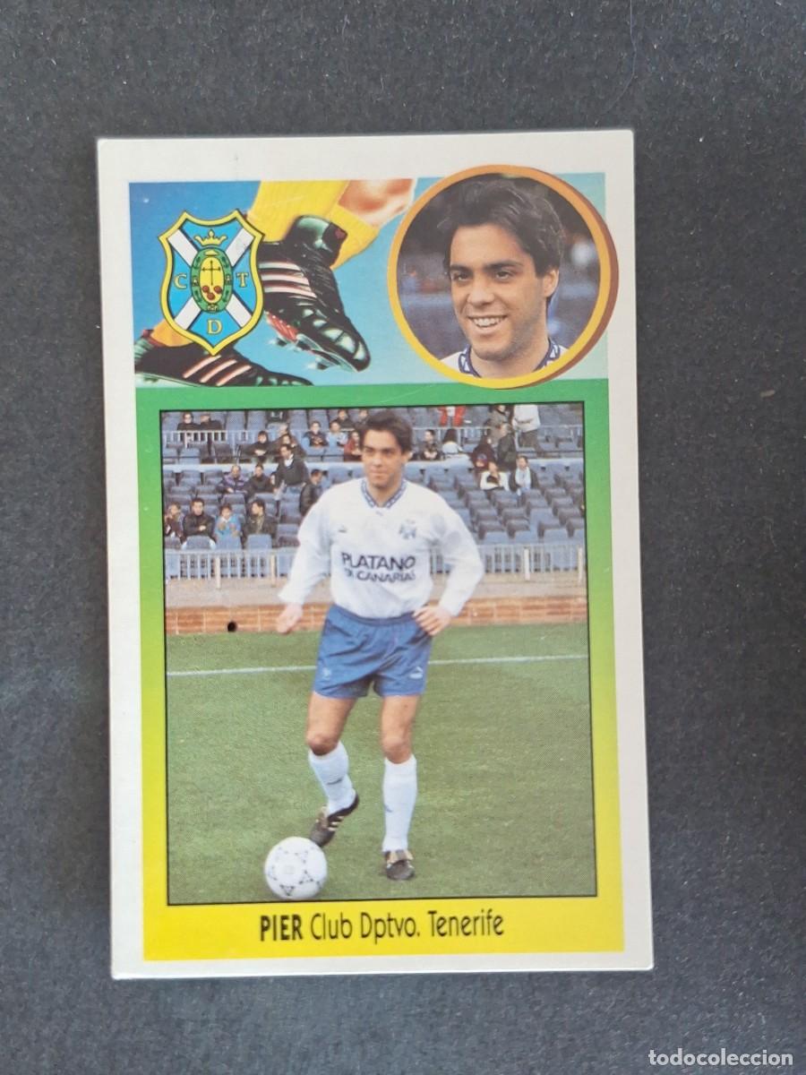 Cromos de f&uacute;tbol: L3 PIER C. D. TENERIFE LIGA ESTE 1993 1994 93 94 CARTON NUNCA PEGADO SIN PEGAR