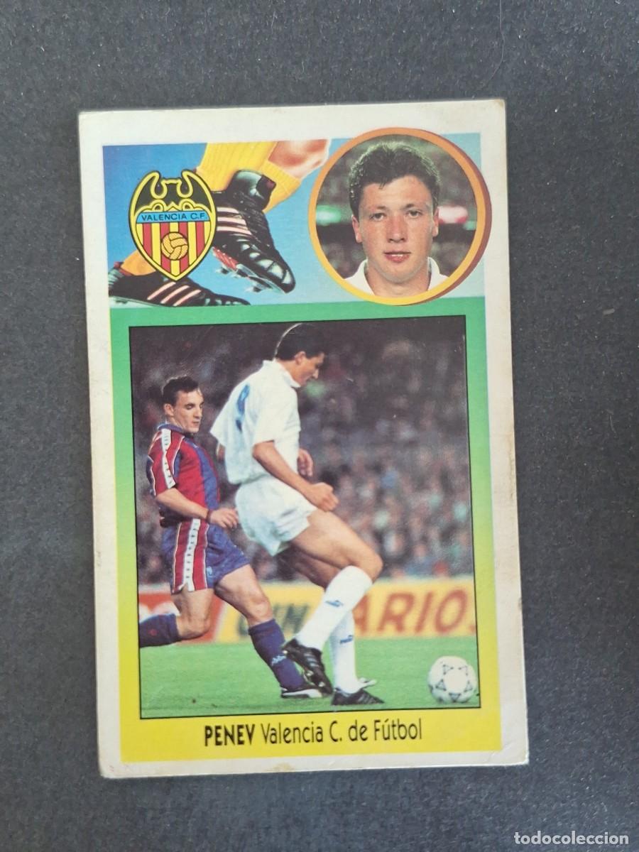 Cromos de f&uacute;tbol: L3 PENEV VALENCIA C. F. LIGA ESTE 1993 1994 93 94 CARTON NUNCA PEGADO SIN PEGAR