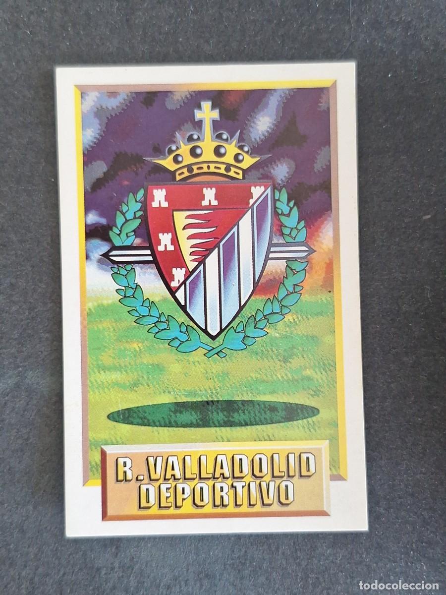 Cromos de f&uacute;tbol: L3 ESCUDO REAL VALLADOLID LIGA ESTE 1993 1994 93 94 CARTON NUNCA PEGADO SIN PEGAR
