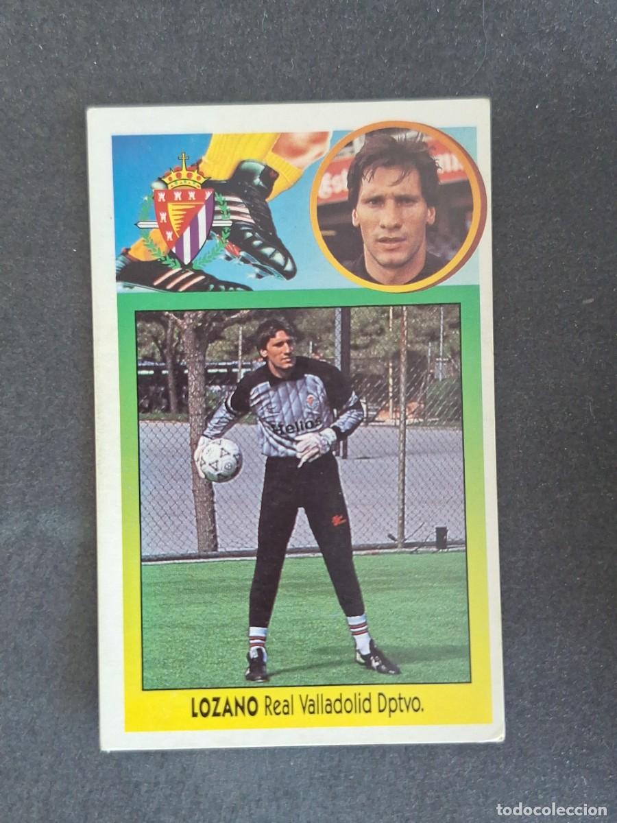 Cromos de f&uacute;tbol: L3 LOZANO REAL VALLADOLID LIGA ESTE 1993 1994 93 94 CARTON NUNCA PEGADO SIN PEGAR