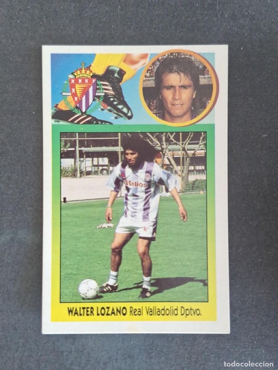 Cromos de f&uacute;tbol: L3 WALTER LOZANO REAL VALLADOLID LIGA ESTE 1993 1994 93 94 CARTON NUNCA PEGADO SIN PEGAR