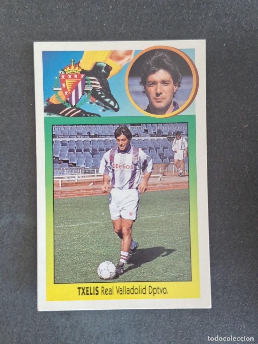Cromos de f&uacute;tbol: L3 TXELIS REAL VALLADOLID LIGA ESTE 1993 1994 93 94 CARTON NUNCA PEGADO SIN PEGAR
