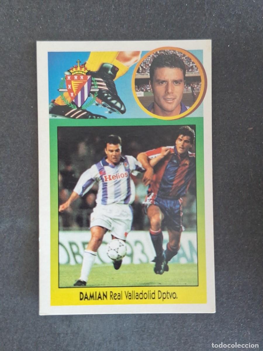 Cromos de f&uacute;tbol: L3 DAMIAN REAL VALLADOLID LIGA ESTE 1993 1994 93 94 CARTON NUNCA PEGADO SIN PEGAR