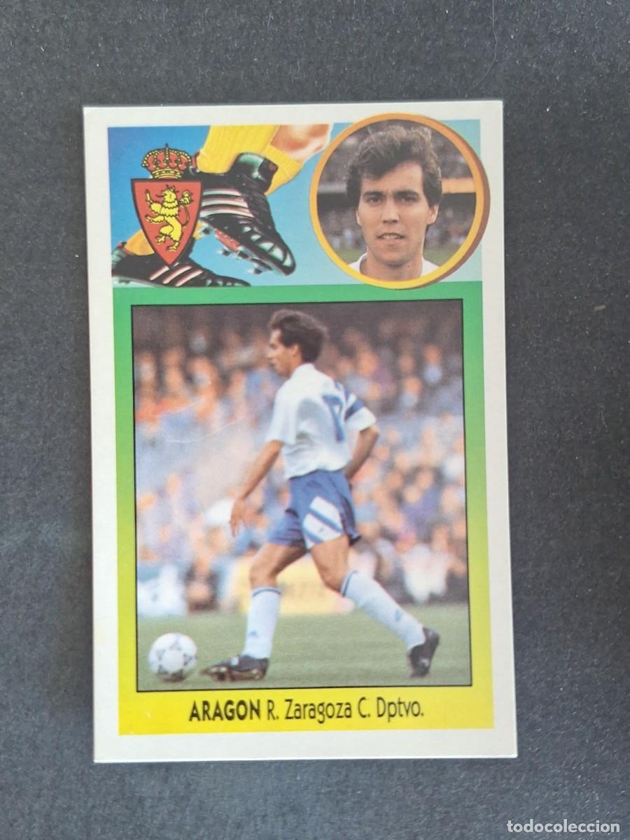 Cromos de f&uacute;tbol: L3 ARAGON REAL ZARAGOZA LIGA ESTE 1993 1994 93 94 CARTON NUNCA PEGADO SIN PEGAR