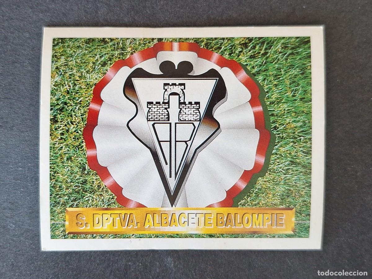Cromos de f&uacute;tbol: L4 ESCUDO ALBACETE BALOMPIE LIGA ESTE 1994 1995 94 95 SIN PEGAR NUNCA PEGADO