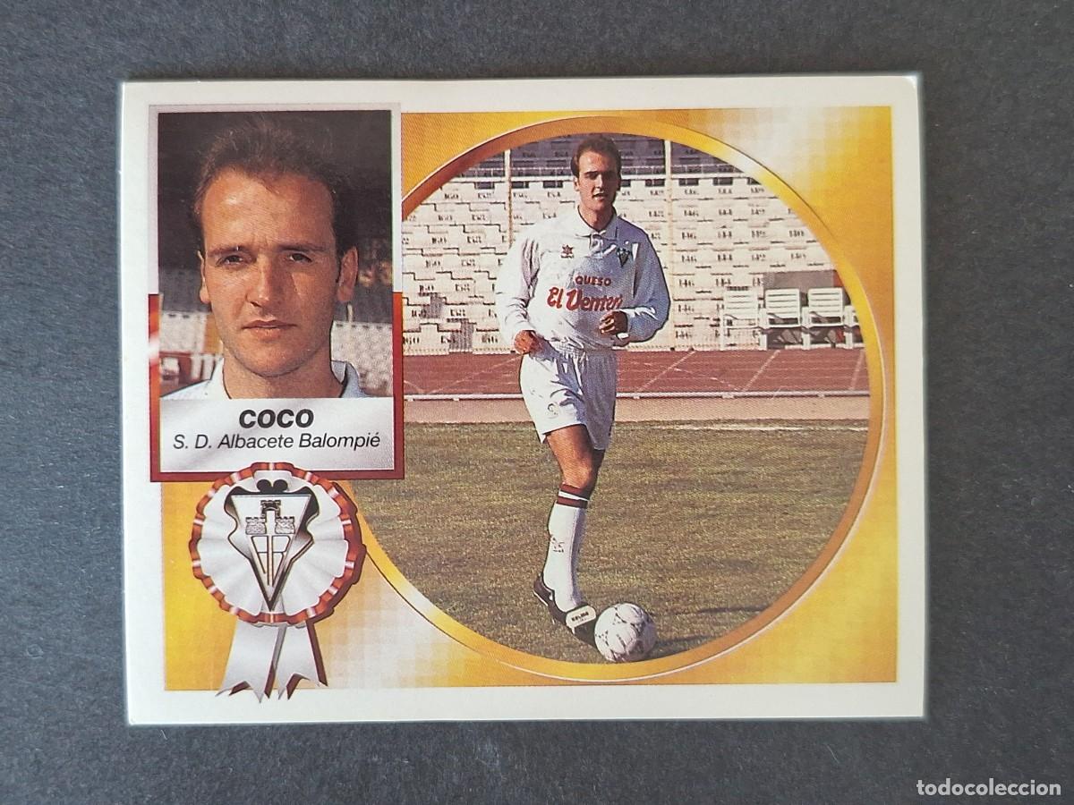Cromos de f&uacute;tbol: L4 COCO ALBACETE BALOMPIE LIGA ESTE 1994 1995 94 95 SIN PEGAR NUNCA PEGADO
