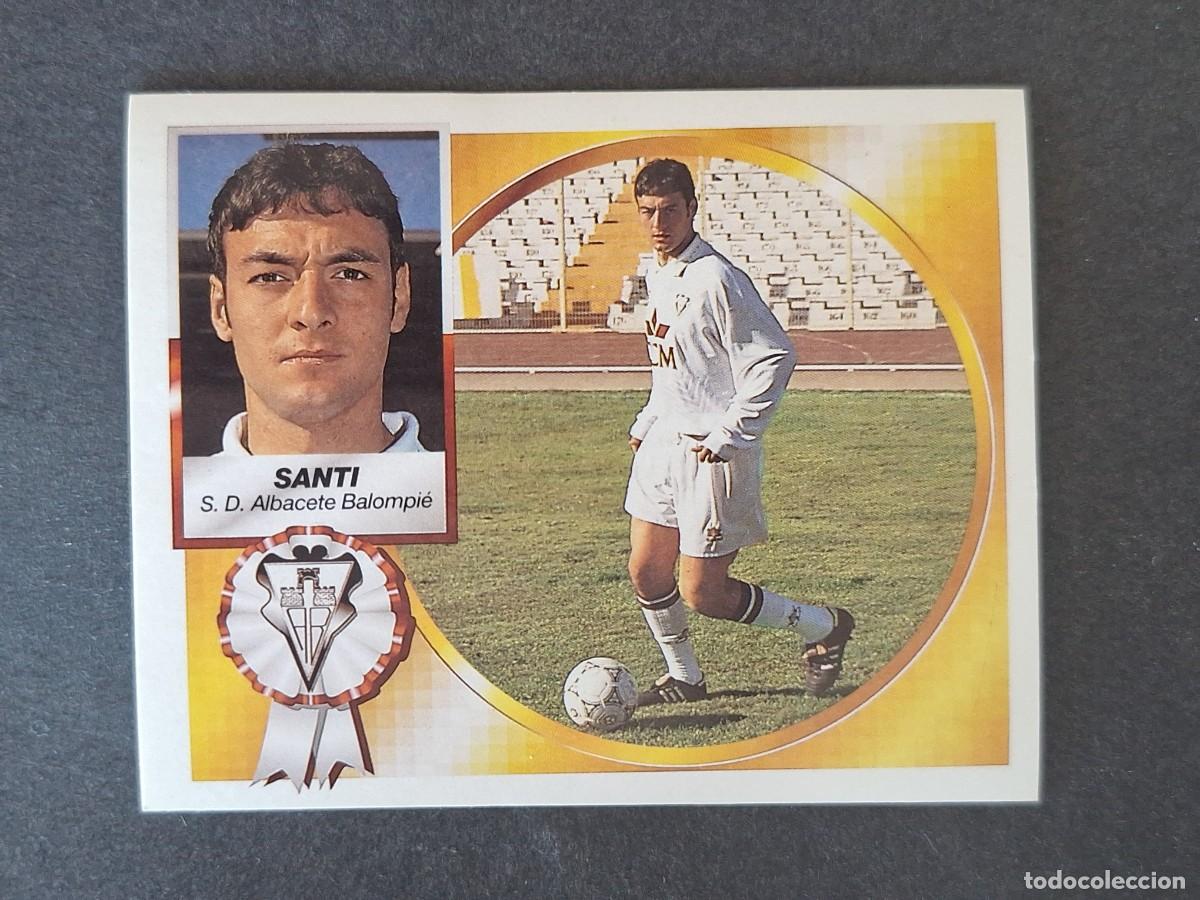 Cromos de f&uacute;tbol: L4 SANTI ALBACETE BALOMPIE LIGA ESTE 1994 1995 94 95 SIN PEGAR NUNCA PEGADO