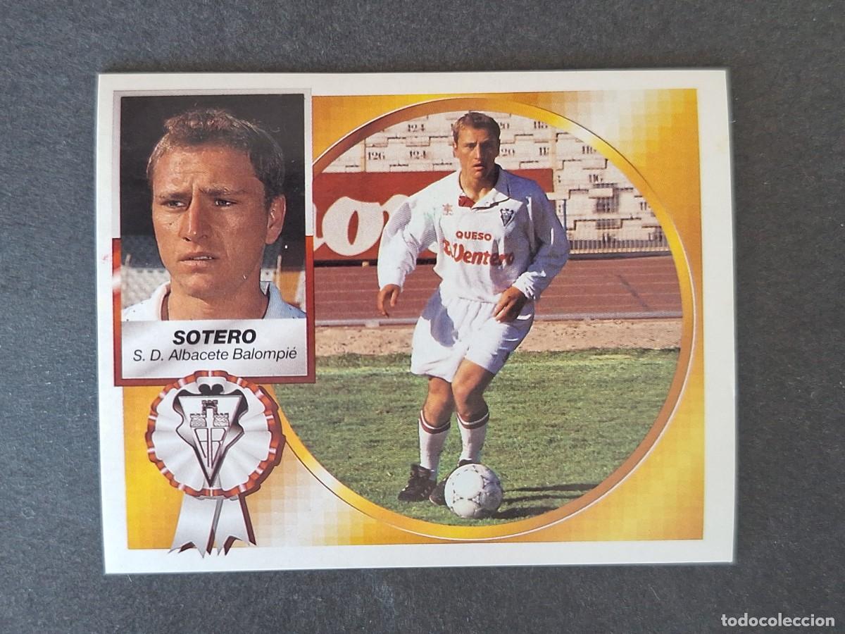Cromos de f&uacute;tbol: L4 SOTERO ALBACETE BALOMPIE LIGA ESTE 1994 1995 94 95 SIN PEGAR NUNCA PEGADO