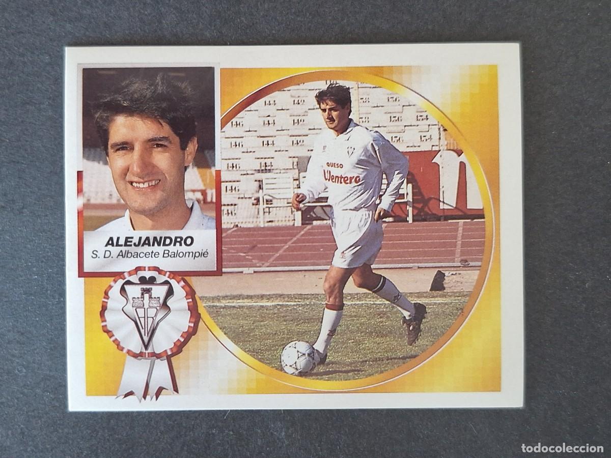 Cromos de f&uacute;tbol: L4 ALEJANDRO ALBACETE BALOMPIE LIGA ESTE 1994 1995 94 95 SIN PEGAR NUNCA PEGADO