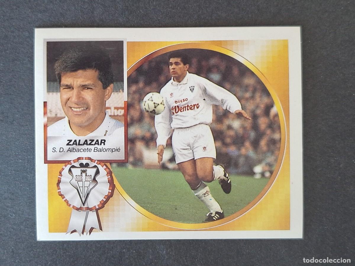 Cromos de f&uacute;tbol: L4 ZALAZAR ALBACETE BALOMPIE LIGA ESTE 1994 1995 94 95 SIN PEGAR NUNCA PEGADO