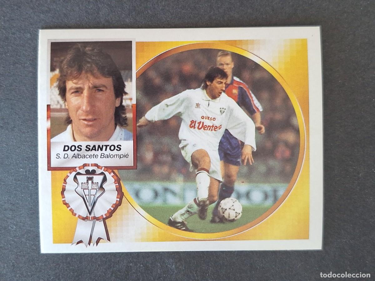 Cromos de f&uacute;tbol: L4 DOS SANTOS ALBACETE BALOMPIE LIGA ESTE 1994 1995 94 95 SIN PEGAR NUNCA PEGADO