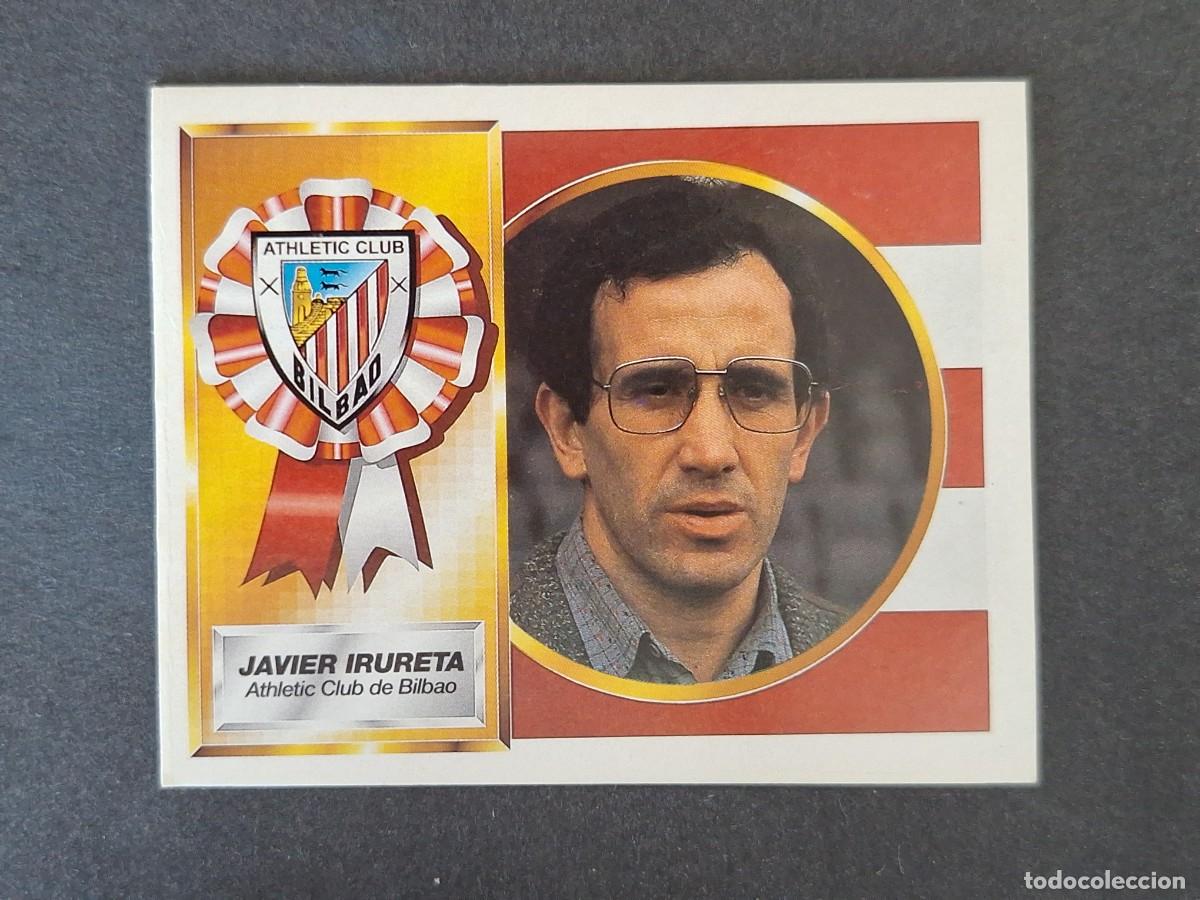 Cromos de f&uacute;tbol: L4 JAVIER IRURETA ENTRENADOR ATHLETIC DE BILBAO LIGA ESTE 1994 1995 94 95 SIN PEGAR NUNCA PEGADO