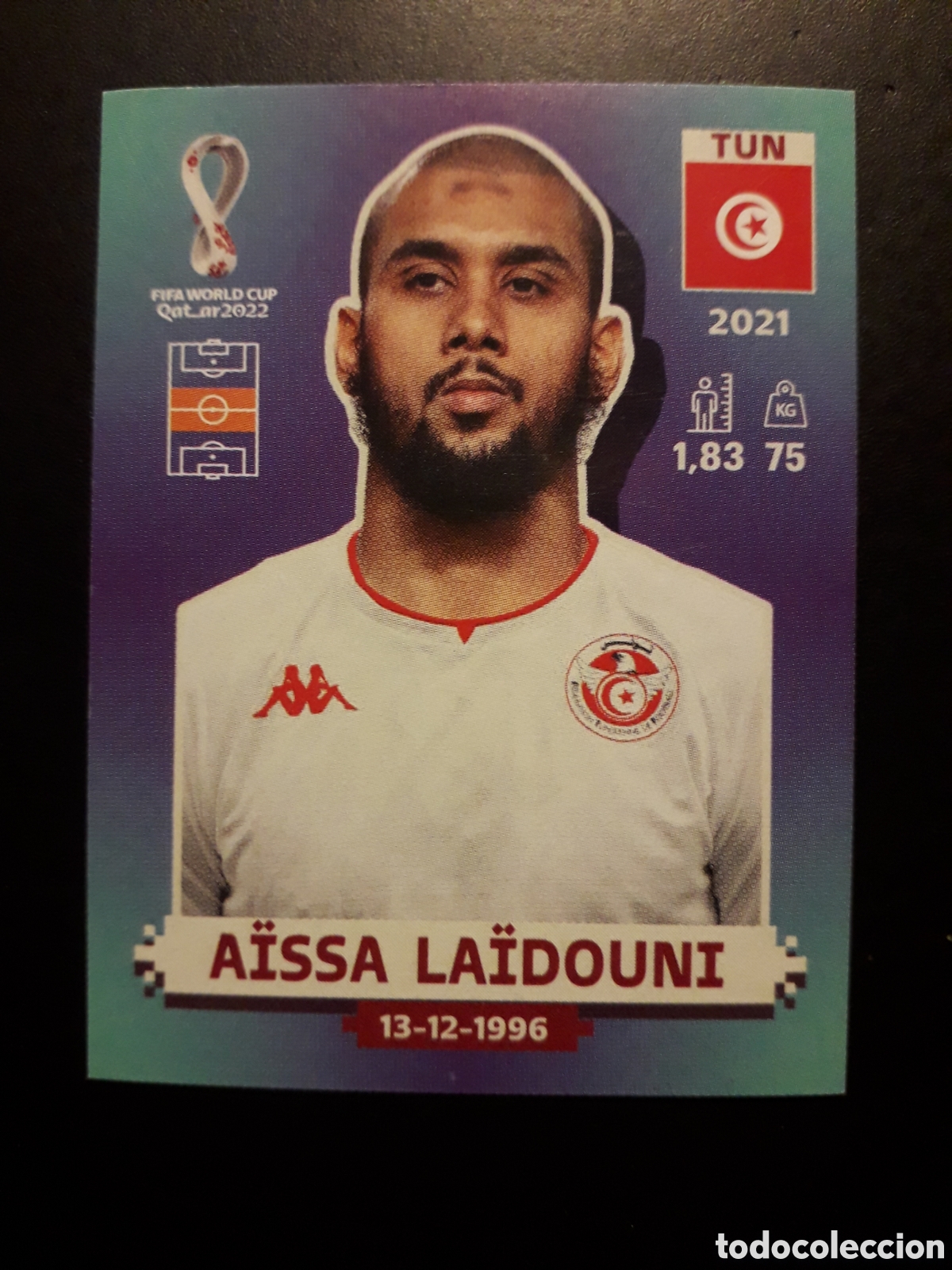 Cromos de f&uacute;tbol: A&Iuml;SSA LA&Iuml;DOUNI T&Uacute;NEZ N&deg; 14 COPA MUNDIAL DE F&Uacute;TBOL QATAR 2022 22 PANINI SIN PEGAR PEDIDO M&Iacute;NIMO 3&euro;