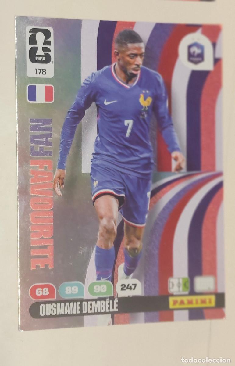 Cromos de f&uacute;tbol: Fan Favourite #178 OUSMANE DEMBELE (France) - PANINI Adrenalyn XL FIFA World CUP 2026