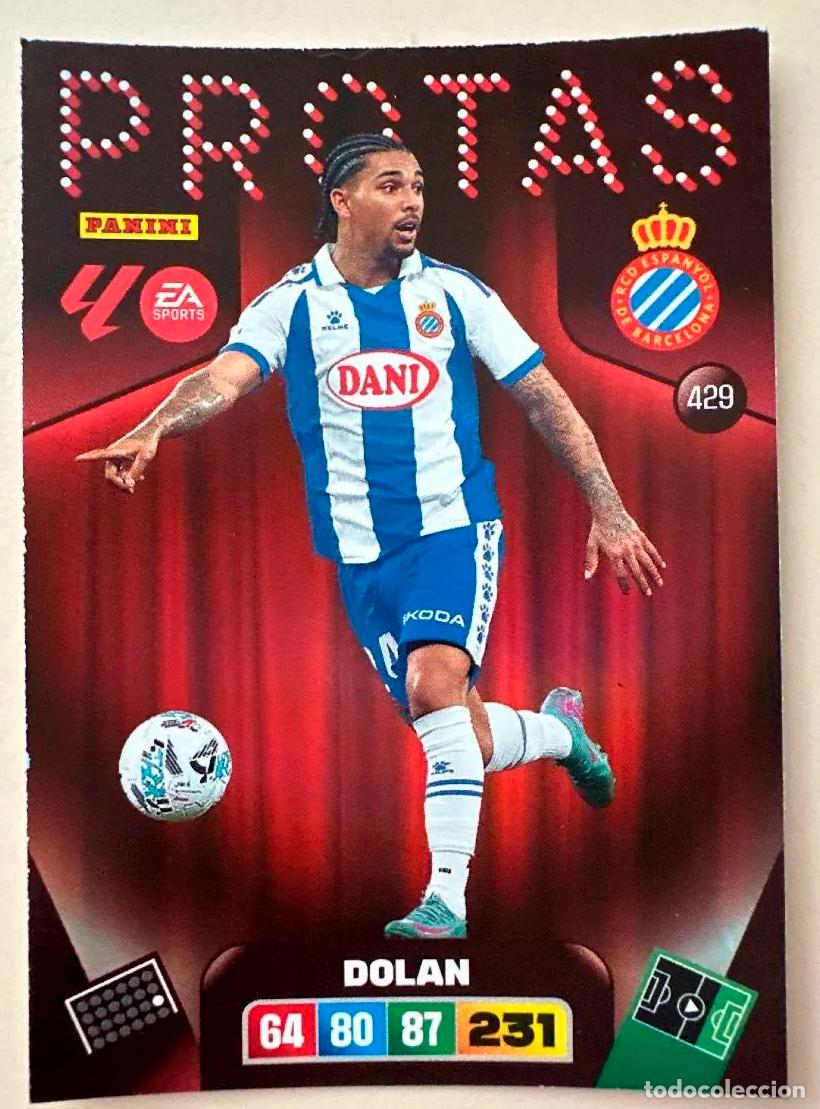 Cromos de f&uacute;tbol: 429 Tyrhys Dolan, RCD Espanyol, Protas, Panini Adrenalyn XL La Liga 2025 2026 25 26