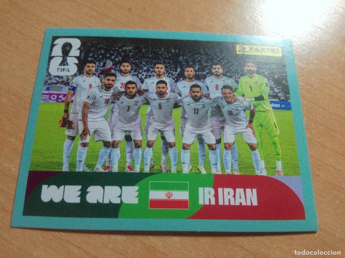 Cromos de f&uacute;tbol: IRN 13 PLANTILLA IRAN MUNDIAL FIFA WORLD CUP 2026 26 PANINI STICKERS NUEVO