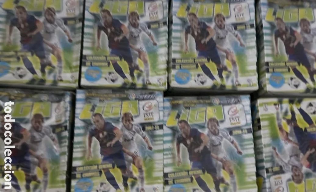Cromos de f&uacute;tbol: Caja precintada 50 sobres Liga Este 2013-14 2013 2014 Panini Messi Cristiano Ronaldo