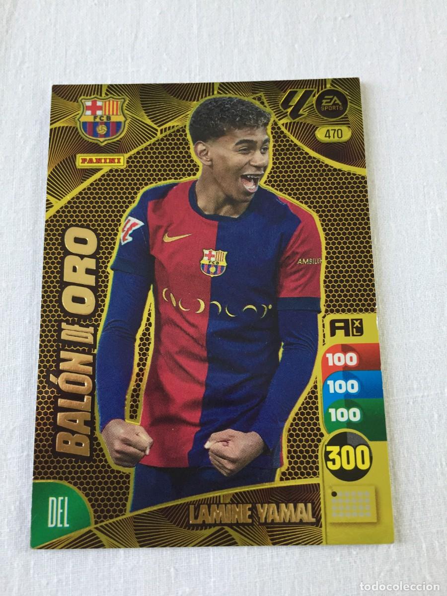 Cromos de f&uacute;tbol: ADRENALYN 2024 2025 BALON DE ORO 470 BARCELONA LAMINE YAMAL - 2024-25